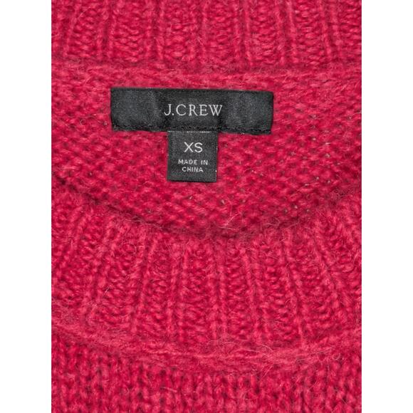 J. Crew Womens XS Button Shoulder Wool Alpaca Sweater Winter Preppy Cozy Classic - Picture 5 of 7